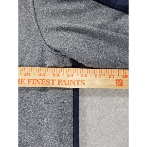 New England Patriots NFL Football 1/4 Zip Pullover Sweatshirt (Men's XL) Blue - Picture 5 of 10